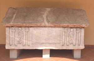 The sarcophagus of Atilia Urbica